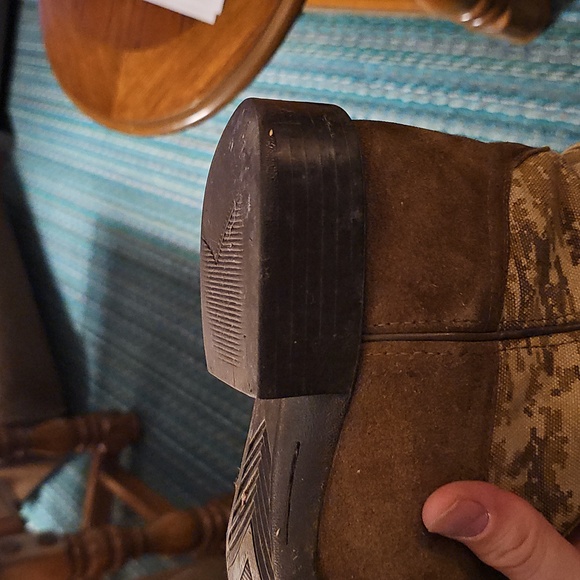 Ariat Men's Sport Patriot Western Boots - Antique Mocha Suede - Square Toe - Picture 9 of 11